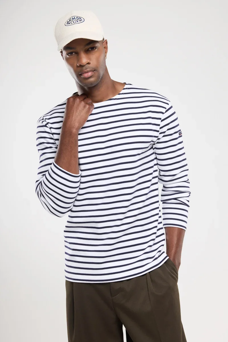 Sustainable Marinière Loctudy - coton épais Fast
