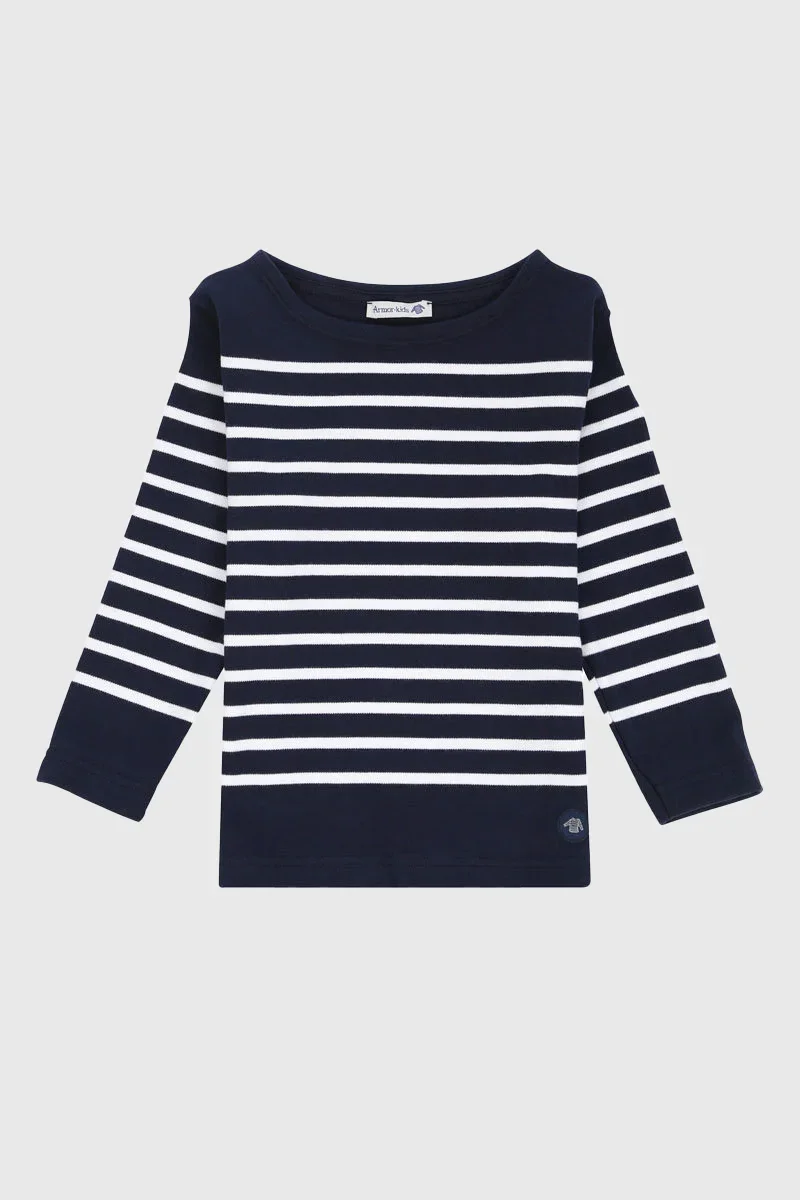 Carefully Designed Marinière Amiral Kids - coton épais Organic