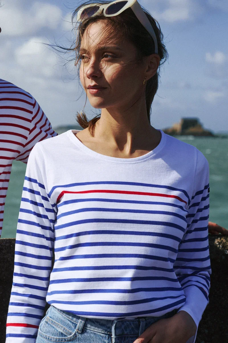 Contemporary Marinière Rempart - coton épais Refined