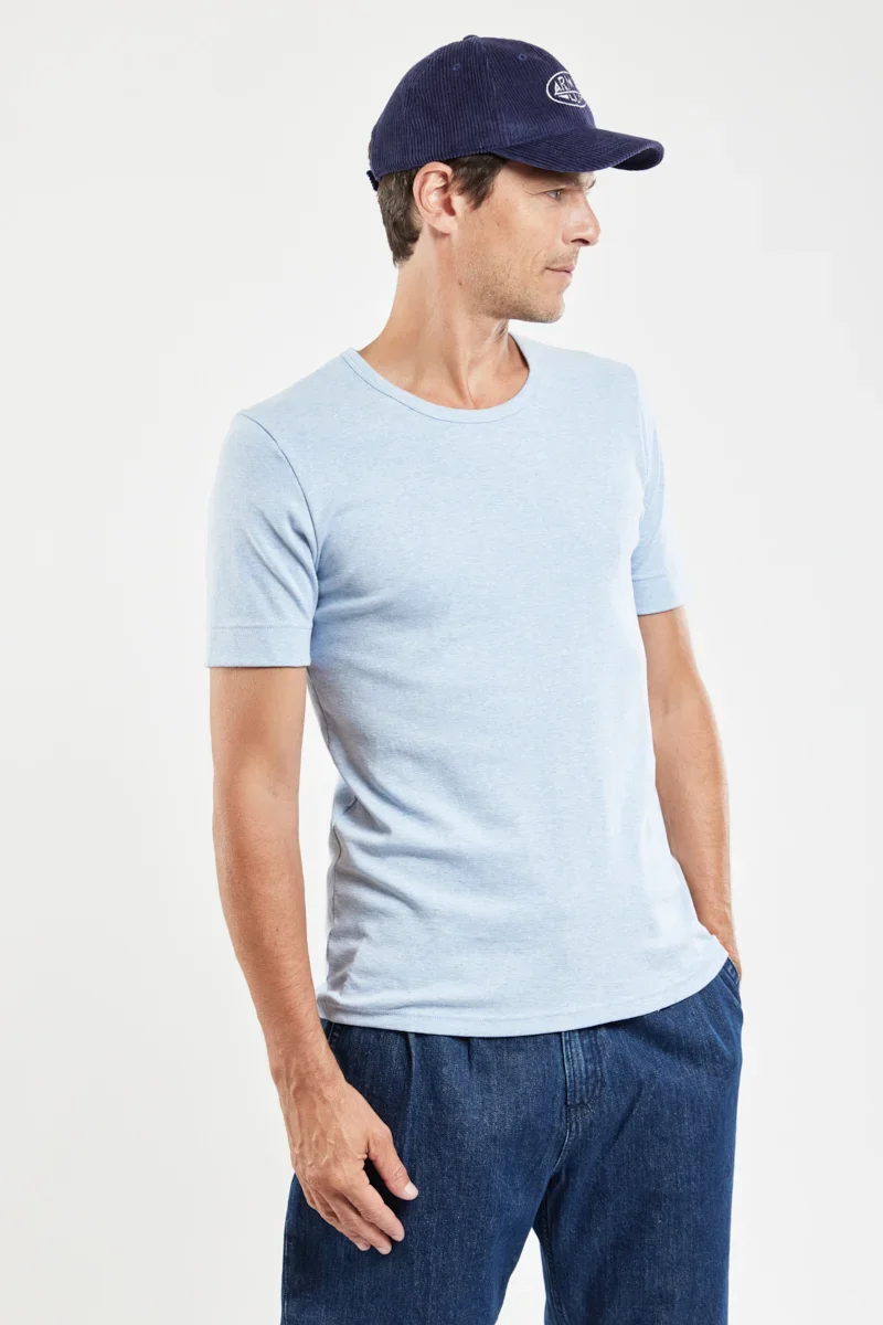 Reusable T-shirt col rond - coton épais issu de l agriculture biologique Expertly Made