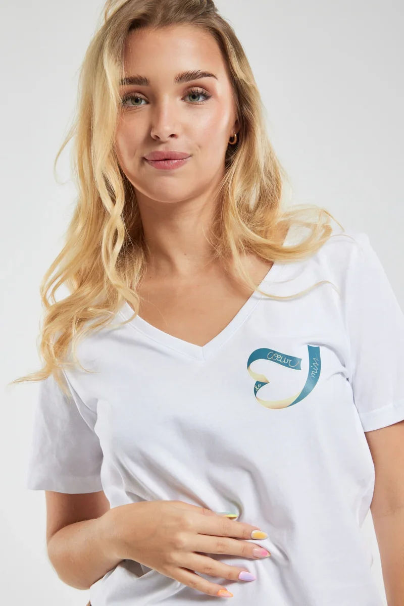 Unique Coeur De Miss - T-shirt sérigraphié Miss Natural
