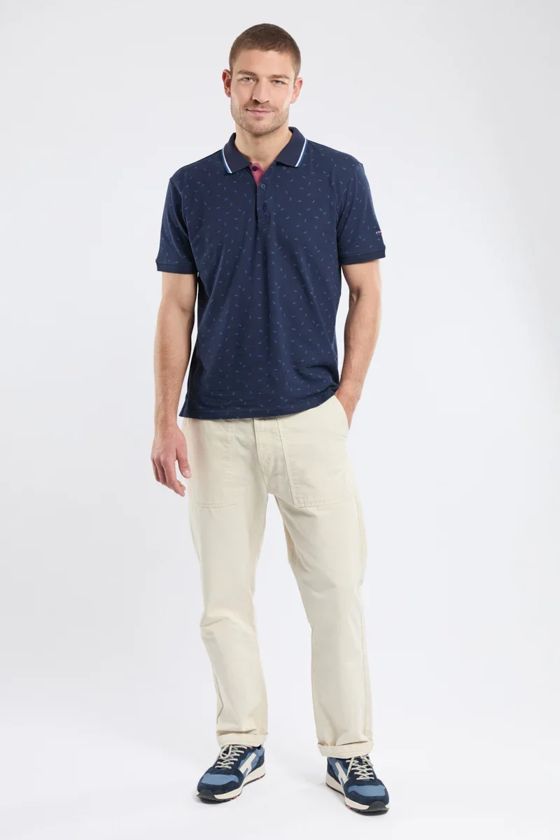 Expertly Made Polo micro-motifs - maille piquée Official