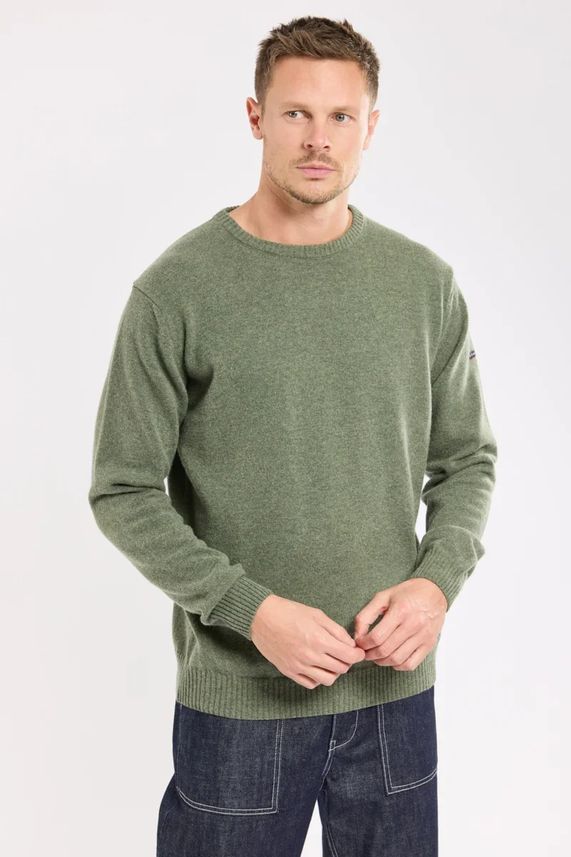 First-Class Pull col rond - lambswool Premium Material