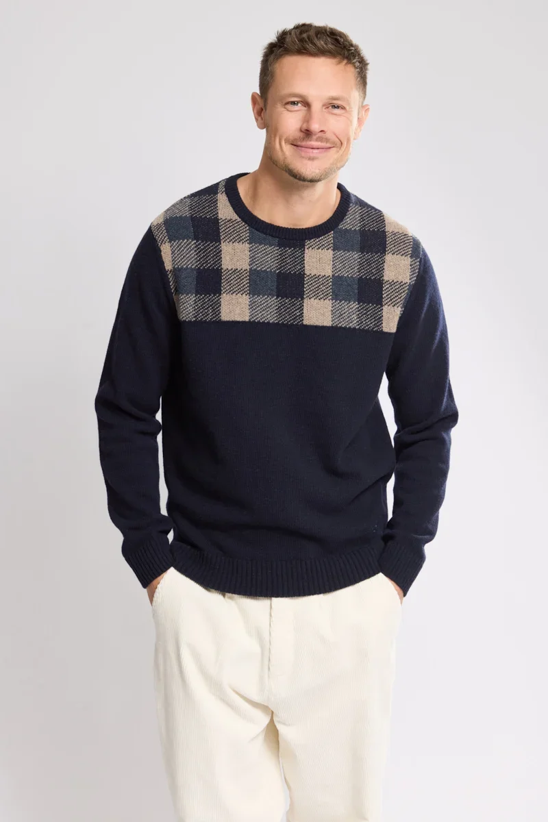 Sustainable Pull jacquard Deauville - laine Expertly Made