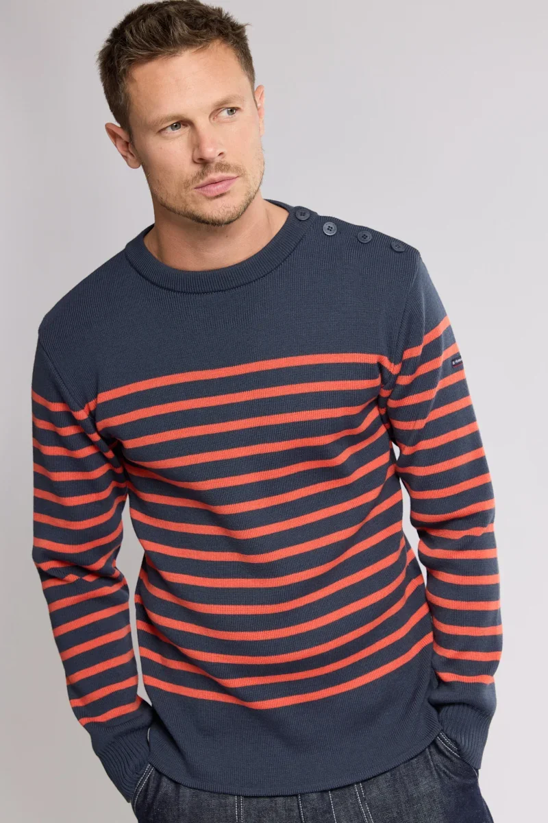 Dependable Paimpol striped sailor jumper - wool Lightweight