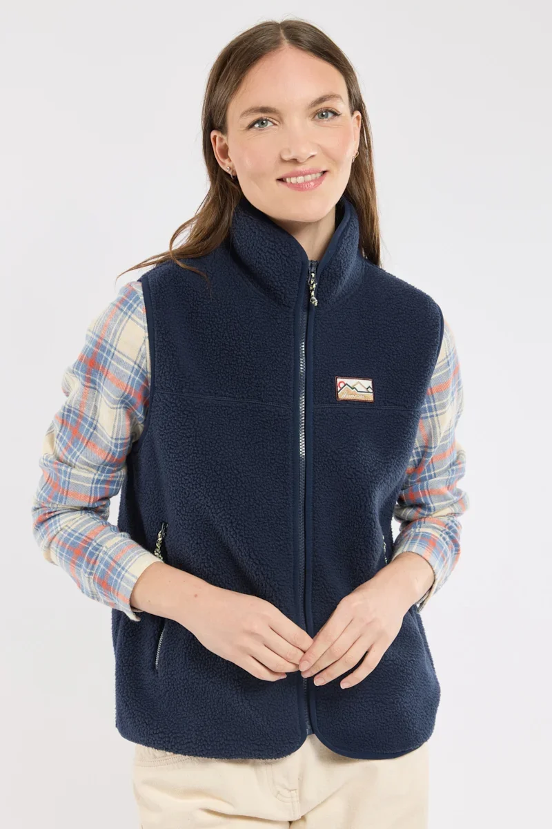 Consistent MICHA sleeveless fleece jacket - recycled polyester Excellent