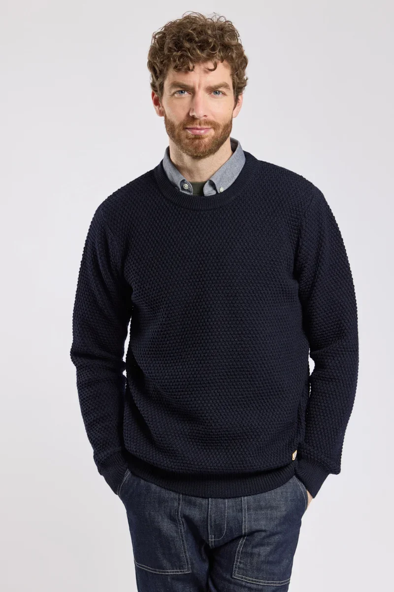 Detailed Crew neck jumper - wool Efficient