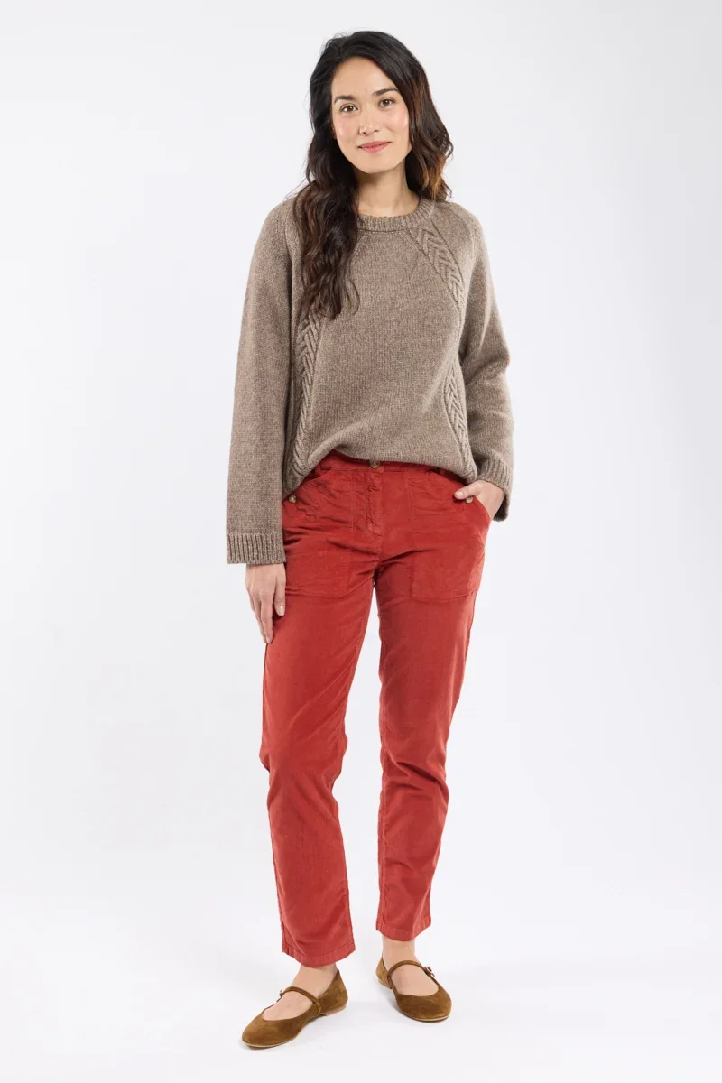 Safe Straight cut trousers – cotton Smart