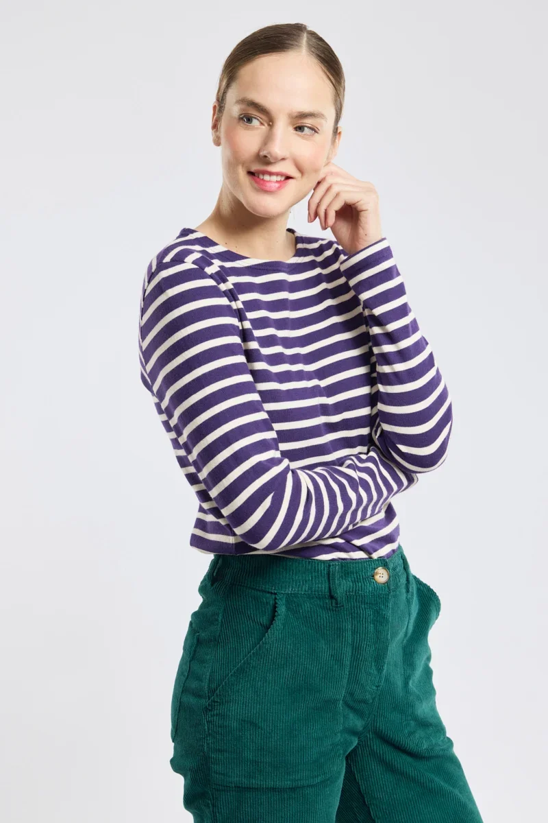 Expertly Made Breton striped shirt Heritage - organic rustic cotton High-End