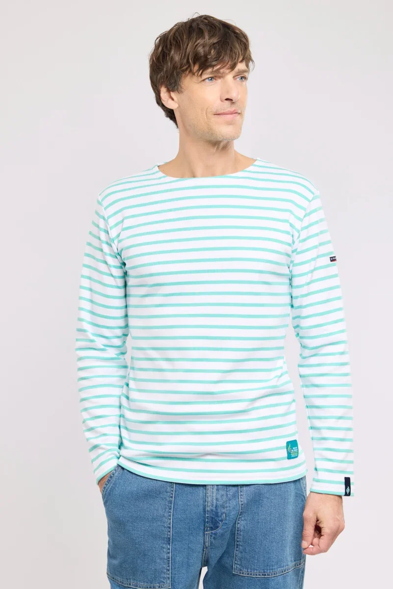 Expertly Made Men's striped shirt - thick cotton Safe