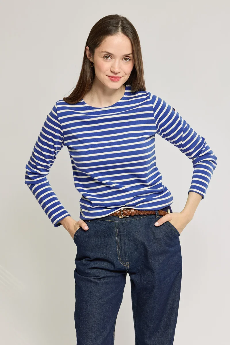 Recyclable 'Lesconil'' Breton shirt - thick cotton Prestigious
