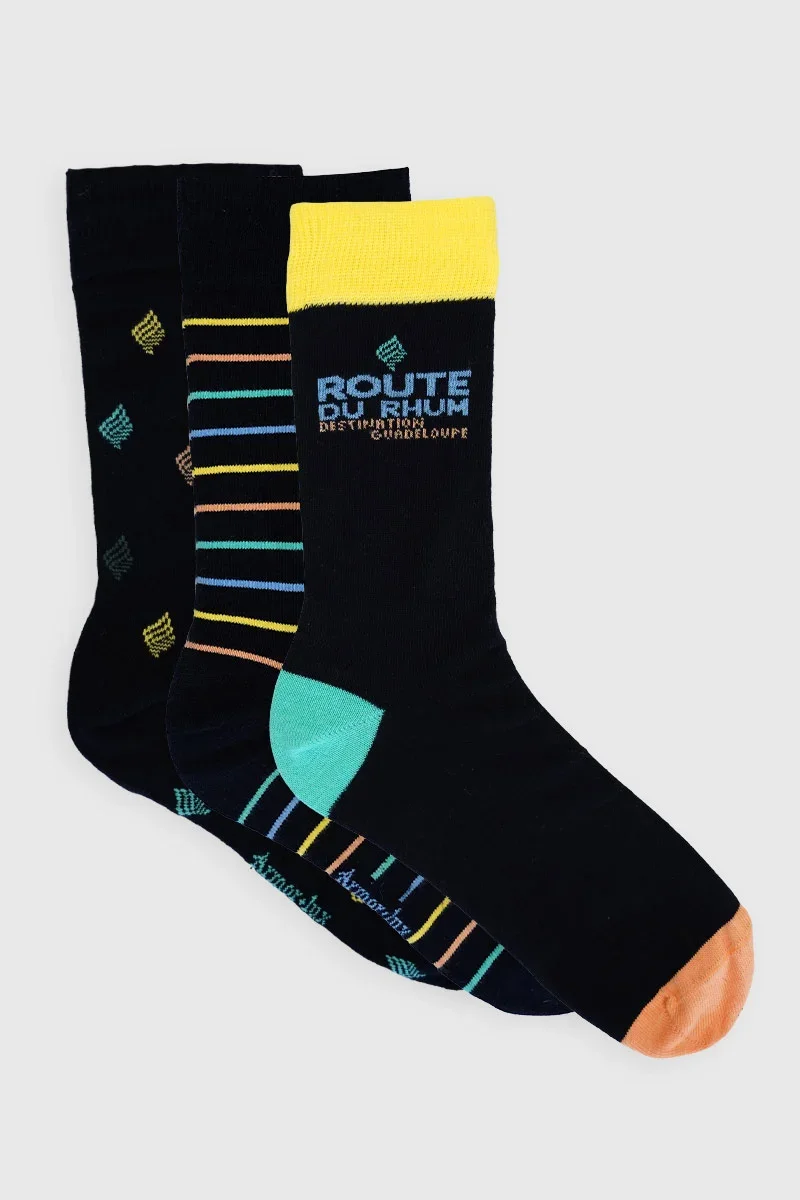 Unique Pack of 3 socks - cotton Premium