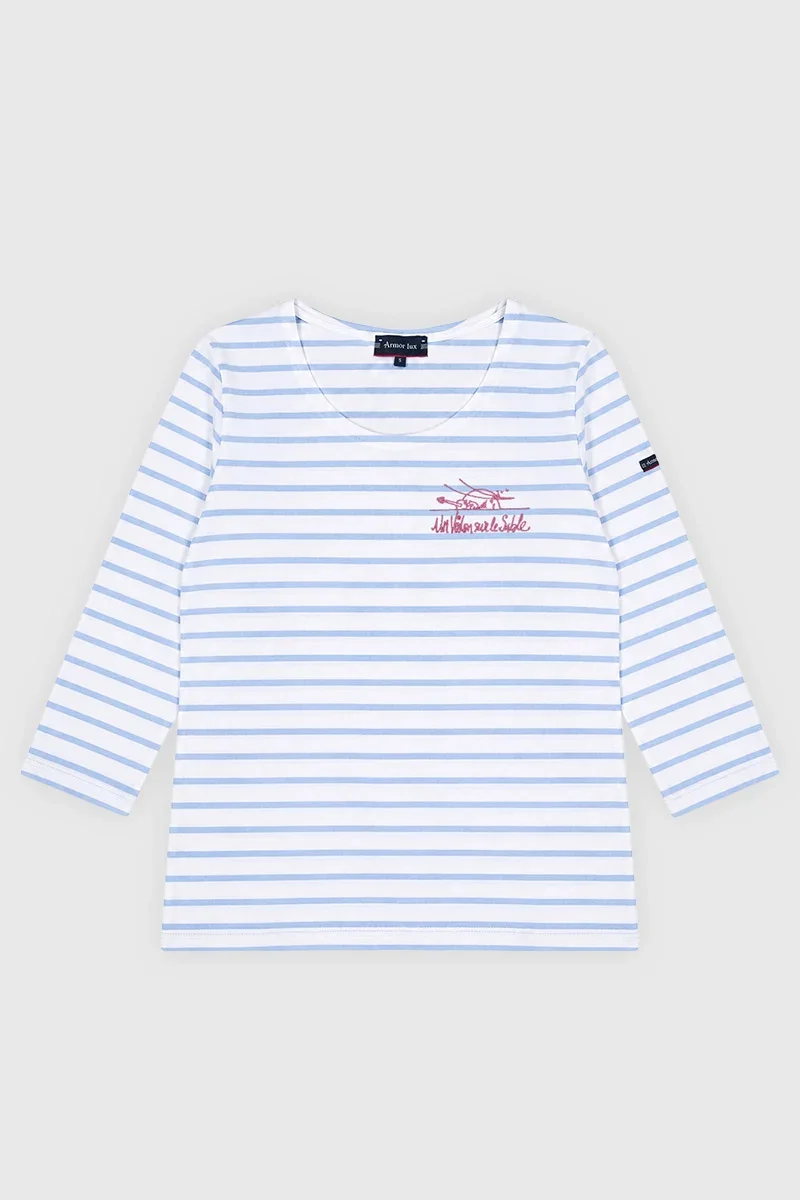 Lightweight Breton striped shirt - Un Violon sur le Sable Flexible