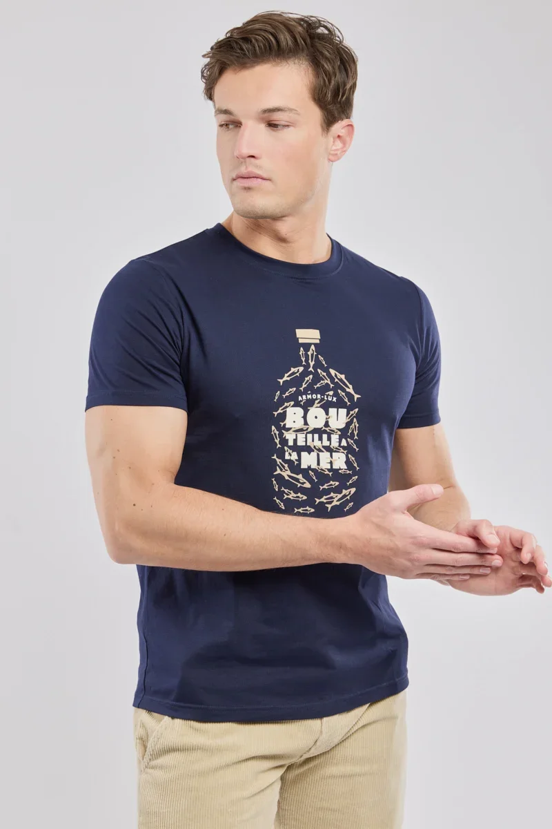 First-Class Screen-printed T-shirt - light cotton Luxury