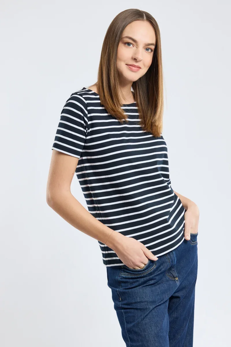 Luxury Breton striped shirt Héritage - light cotton Healthy