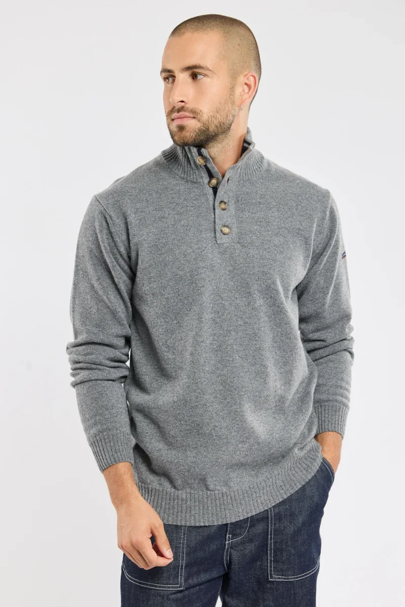 Comfortable Pull camionneur - laine Casual