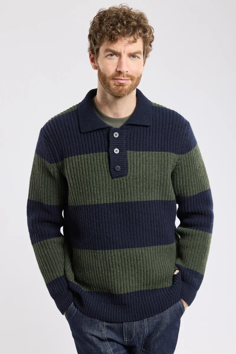 Pure Pull col polo Heritage - laine Carefully Designed