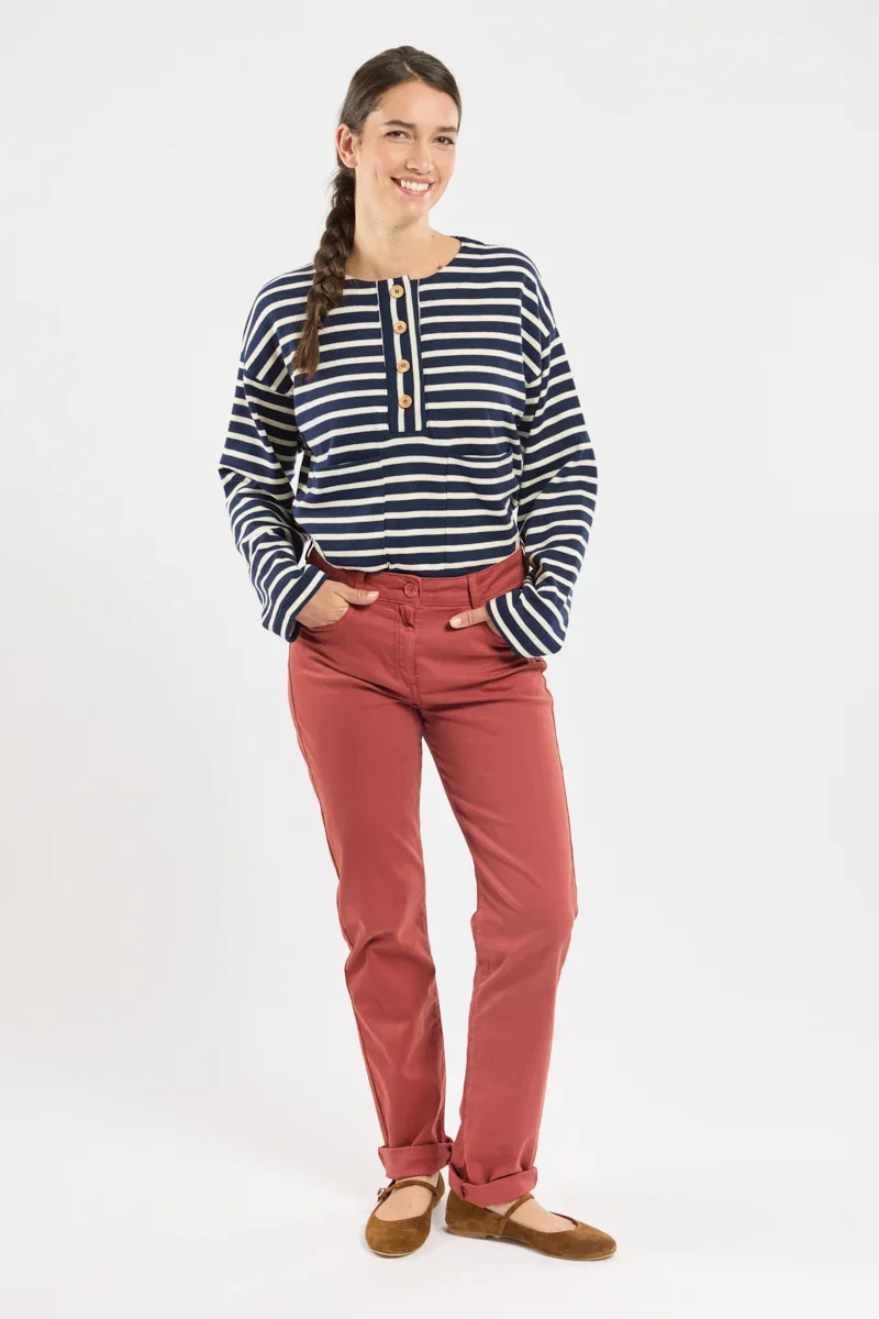Dependable Pantalon coupe droite - coton Verified
