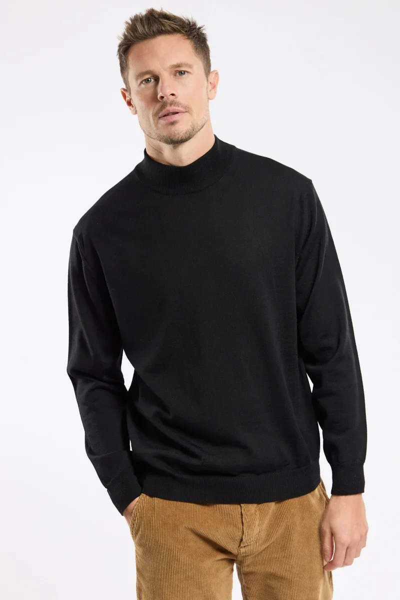 Versatile Pull col cheminée Bérac - laine Green