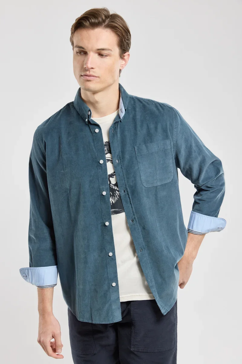 Reliable Chemise coupe confort - velours ras Breathable
