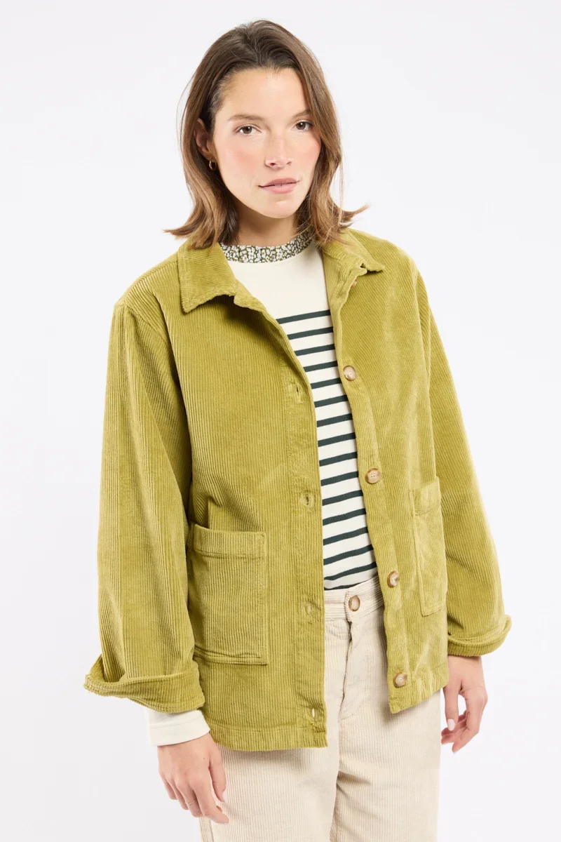 Optimized Veste pêcheur velours - coton Fine Crafted