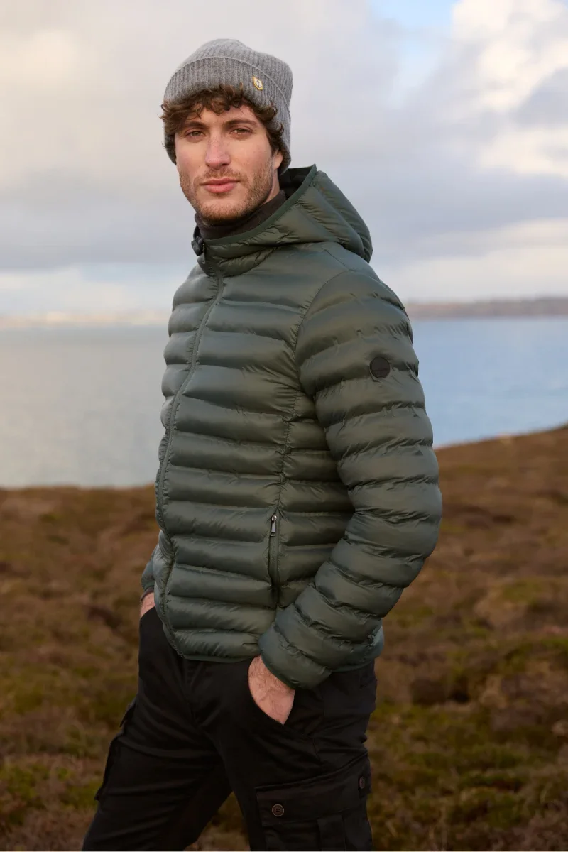 Certified Doudoune à capuche HOODBORD - polyamide recyclé Fashionable