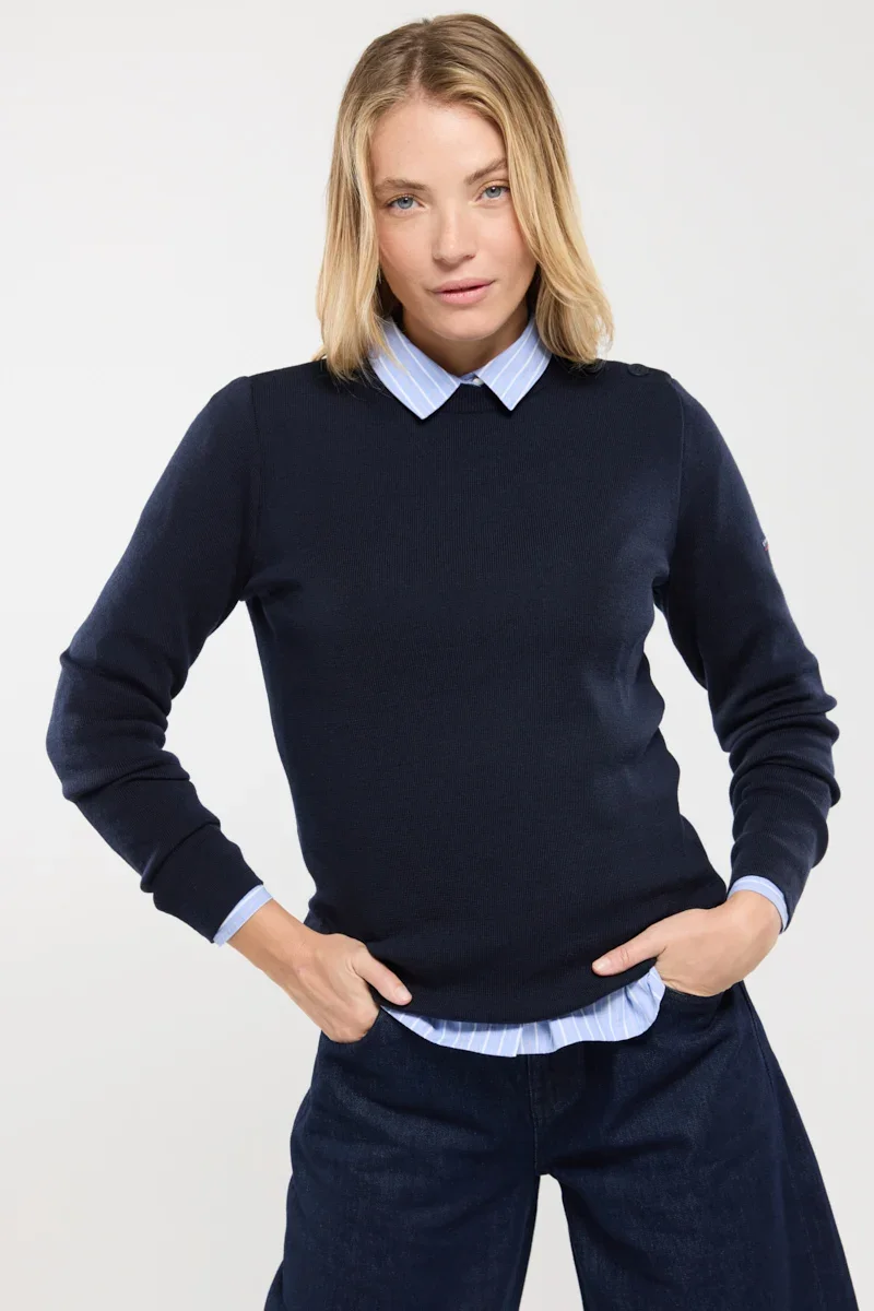 Breathable Briac fisherman's jumper - merino wool Next-Generation