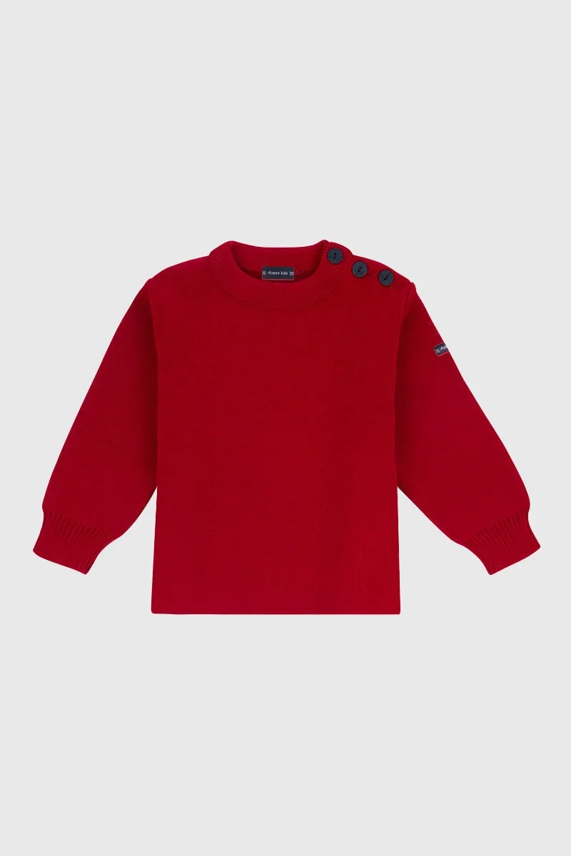 Authentic Fisherman jumper Kids - wool and acrylic High-Grade