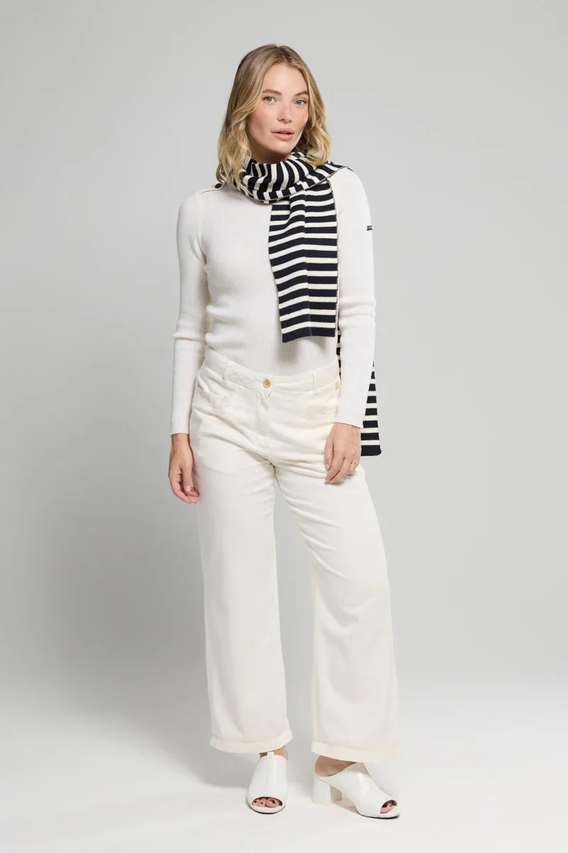 Top-Quality Striped scarf - wool Consistent