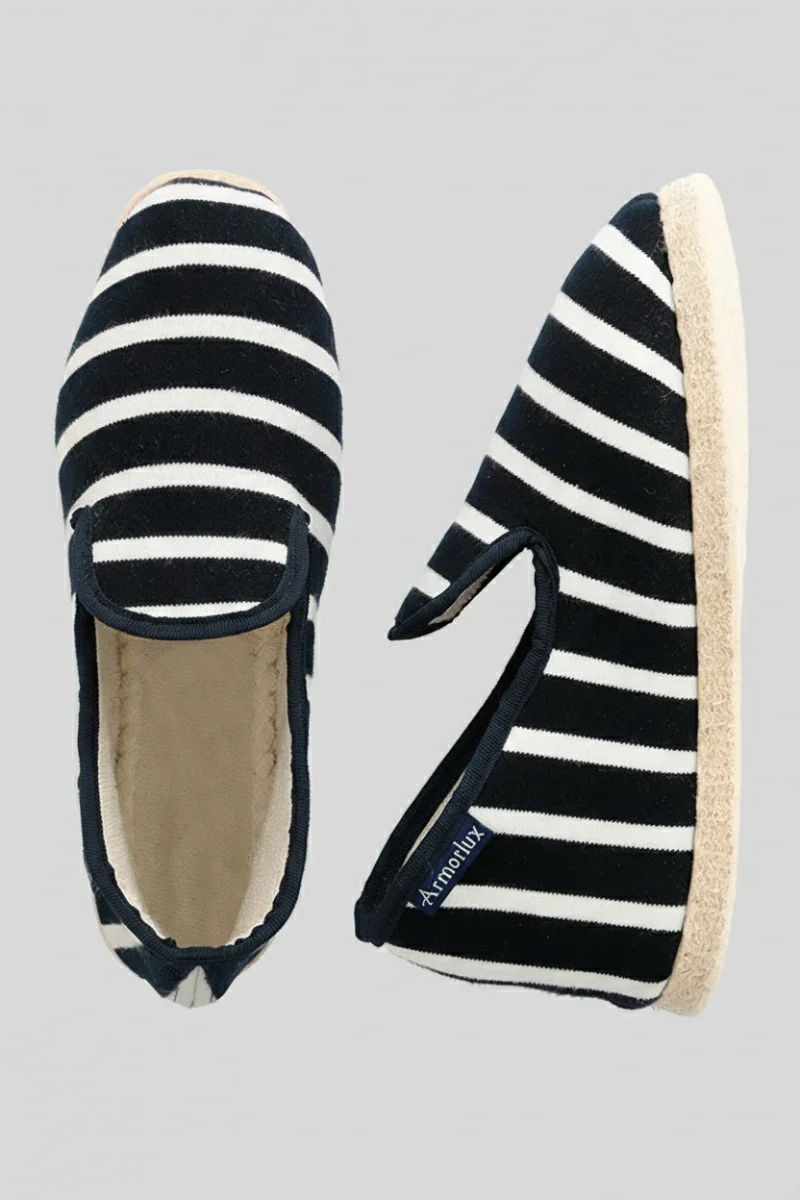 Superior Striped slippers - size 35 to 41 Prestigious