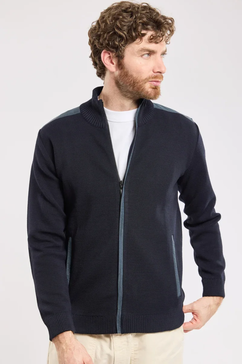 Artisan Full zip Mecmor cardigan - wool Comfortable