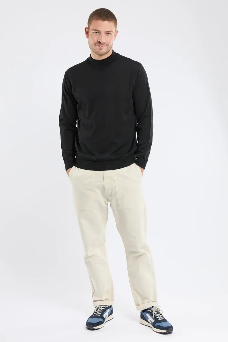 Verified Bérac funnel neck jumper - merino wool Carefully Designed