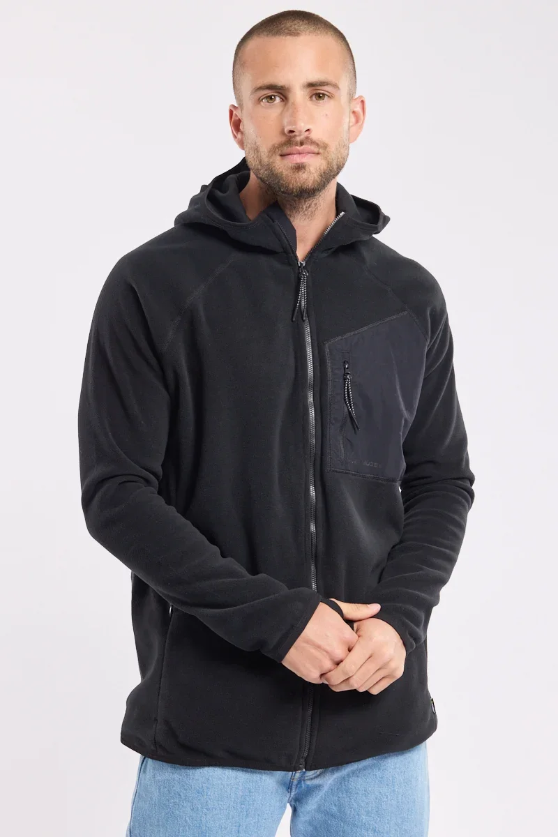 Safe PLOUHA hooded fleece jacket Green