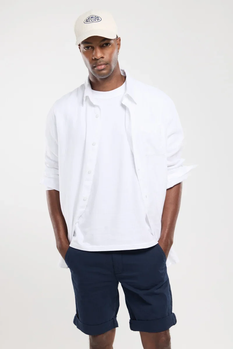 Natural Bermuda shorts - cotton Genuine