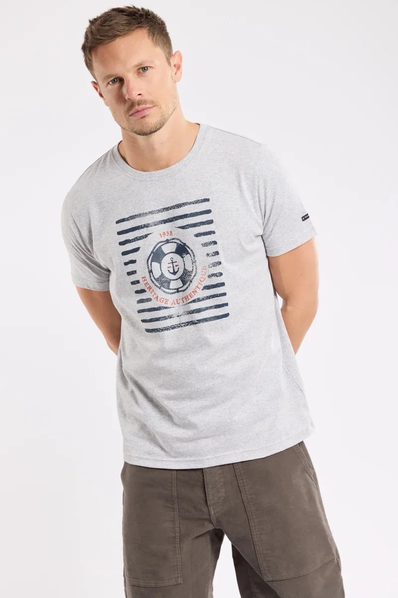 Green Screen-printed T-shirt - light cotton Outstanding
