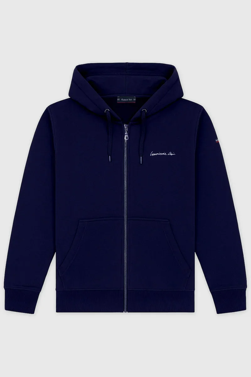 Elegant Unisex zipped sweatshirt Commissioner Dupin - cotton Trendy