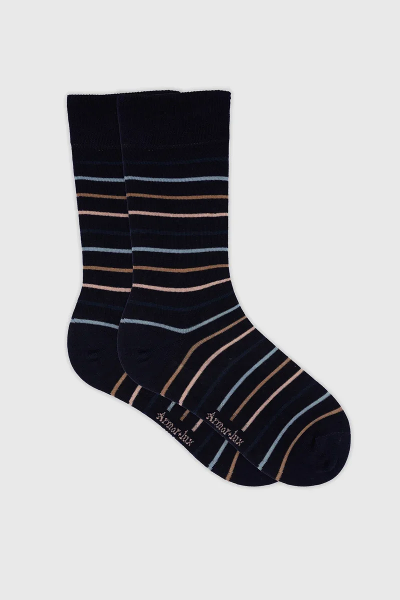 Powerful Striped socks – cotton Refined