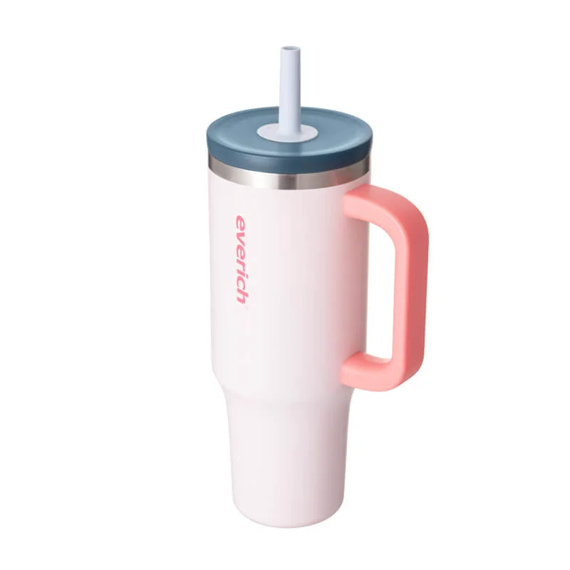 Premium Material Insulated Tumbler with Straw 19325B Relaxed