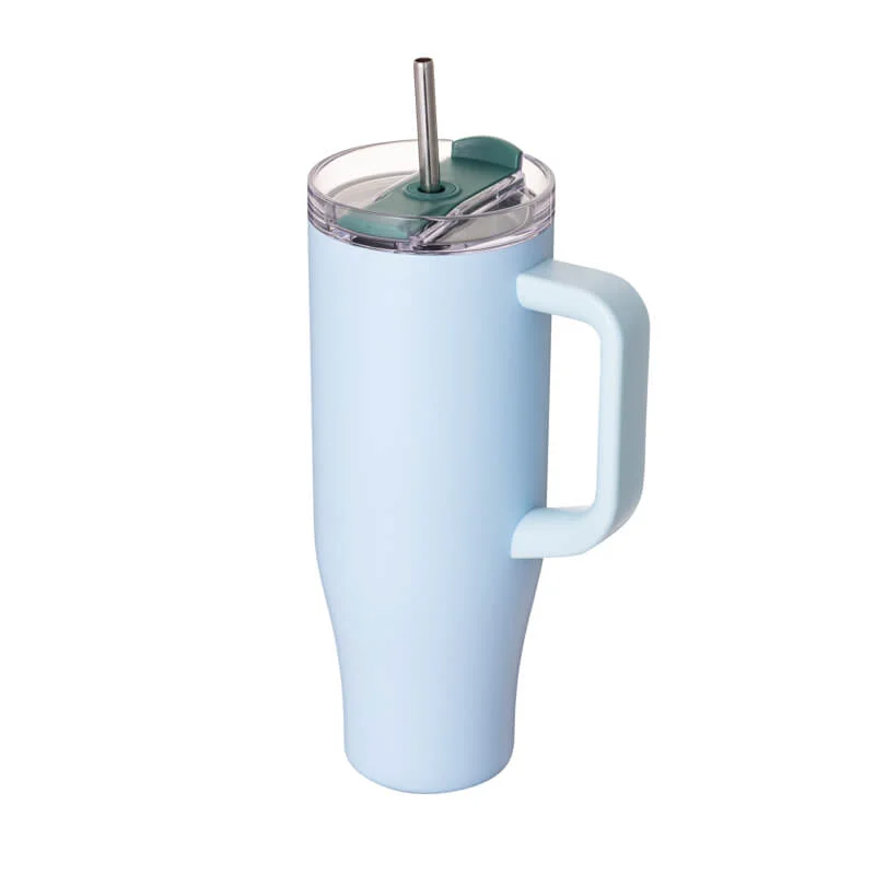Trendy 40 oz Tumbler with Handle 01641C Top-Quality