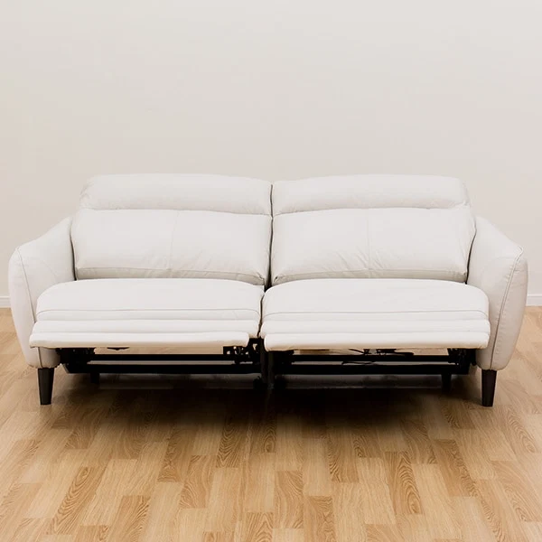 Premium Material 3 SEAT RECLINER SOFA ANHELO NB LGY Green