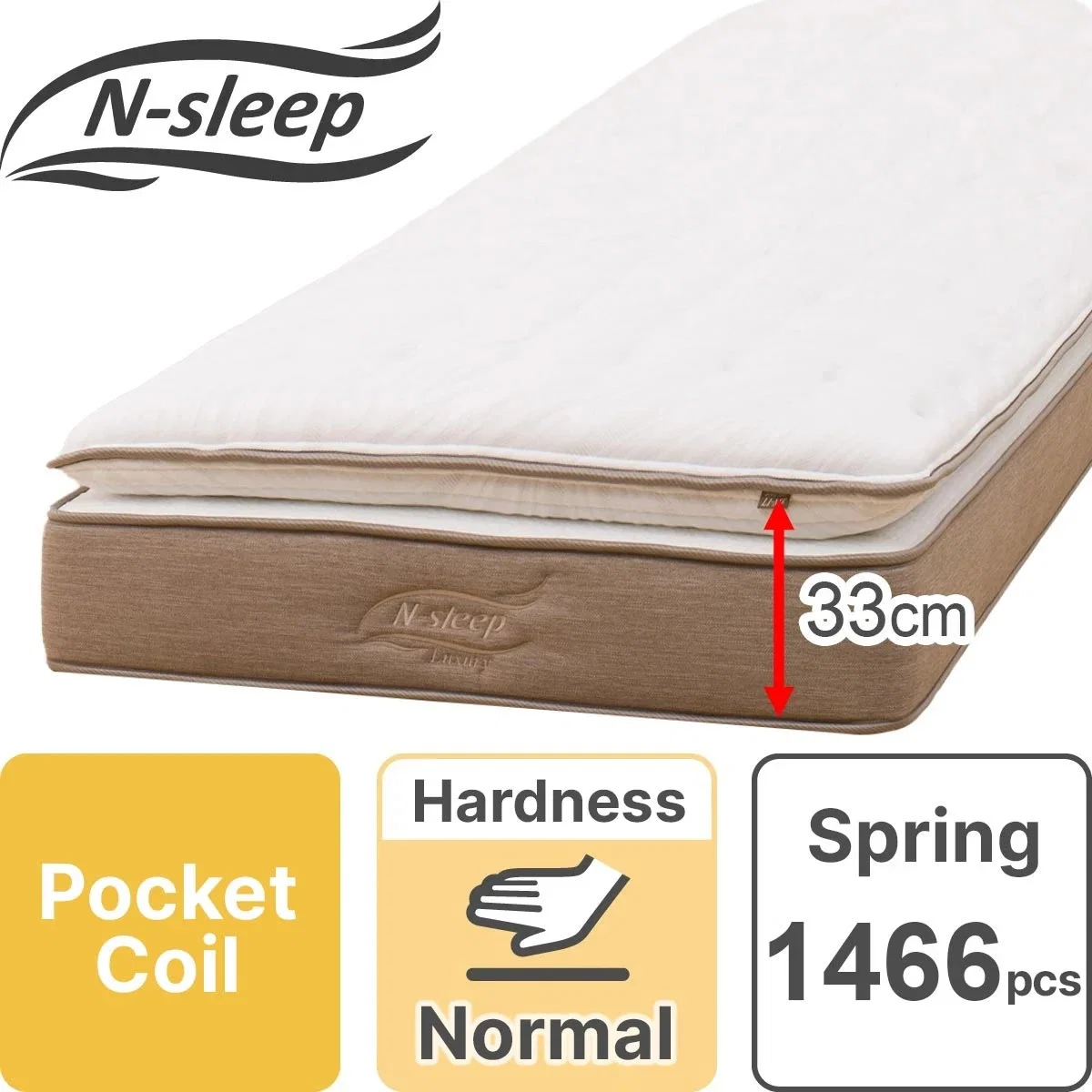 Expertly Made D MATTRESS LUXURY L1-02MF VH Original