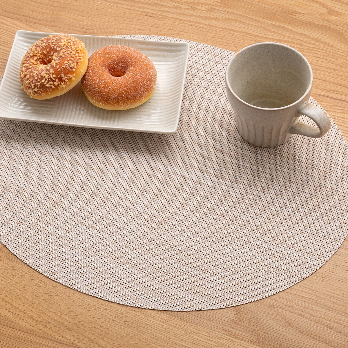Minimalist PVC LUNCHEONMAT MALUGG2 BE Artisan