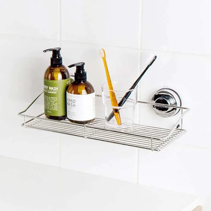 Pure STAINLESS RACK WITH SUCTION CUP CRED W350 Healthy