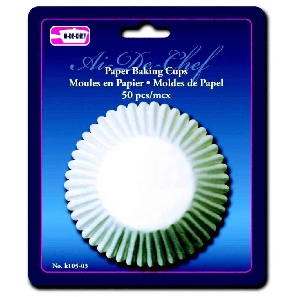 Crafted Baking Cups 50 Large High-Grade