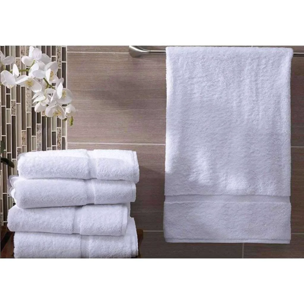 Fashionable Hotel Bath Towel White Quality