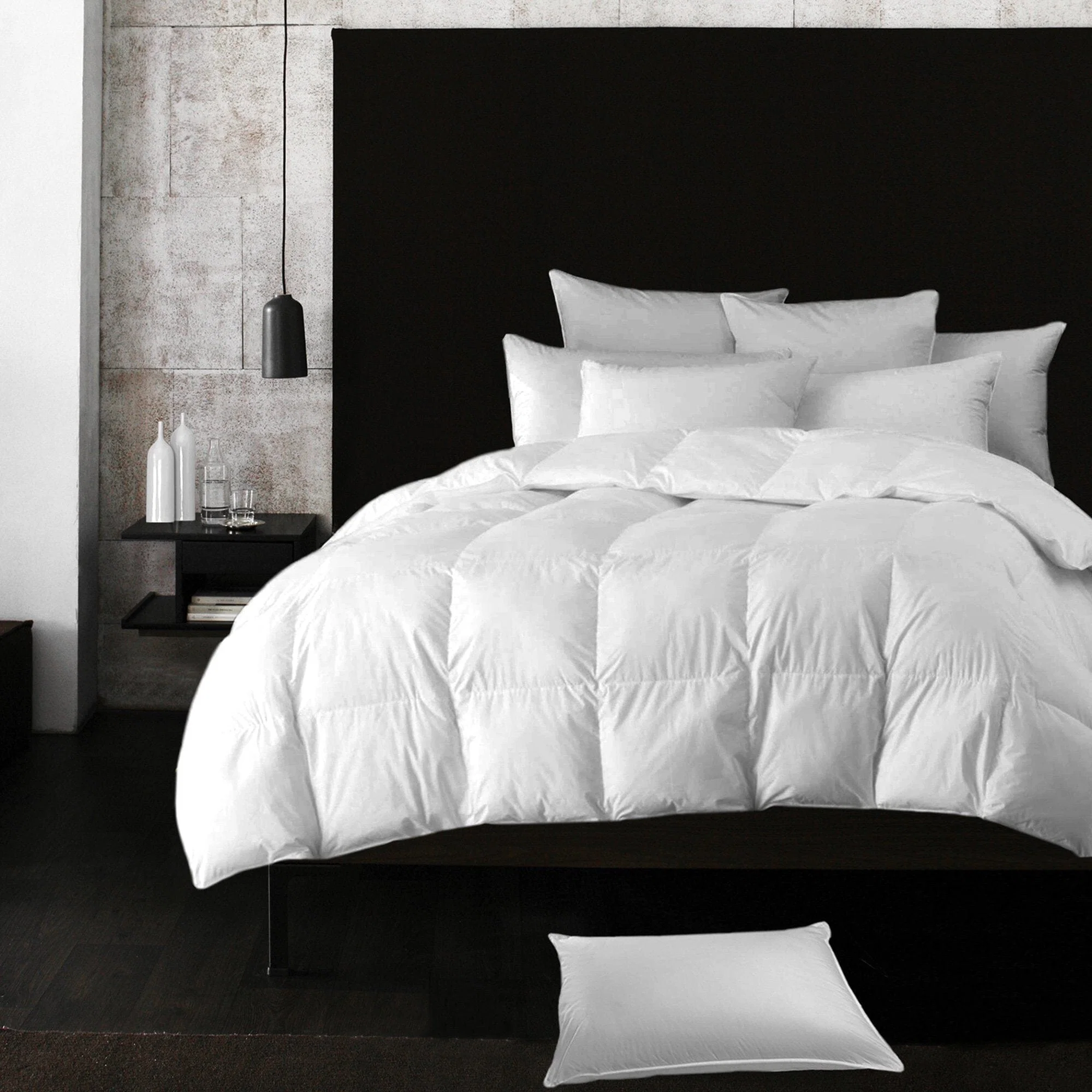 Functional Lauren Taylor - White Goose Feather Filled Duvet Fine