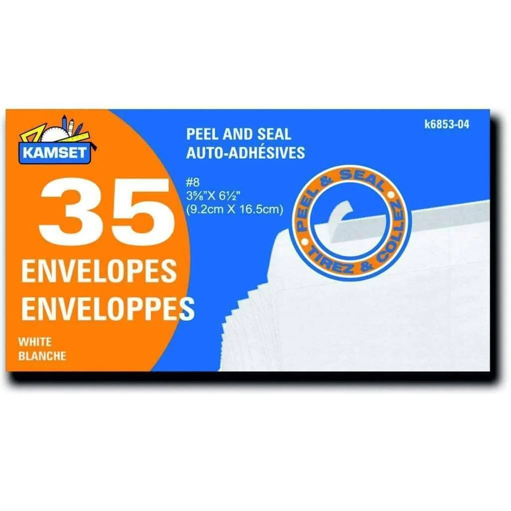 Reliable Envelopes 8 Peel And Seal - 3 Fine Crafted
