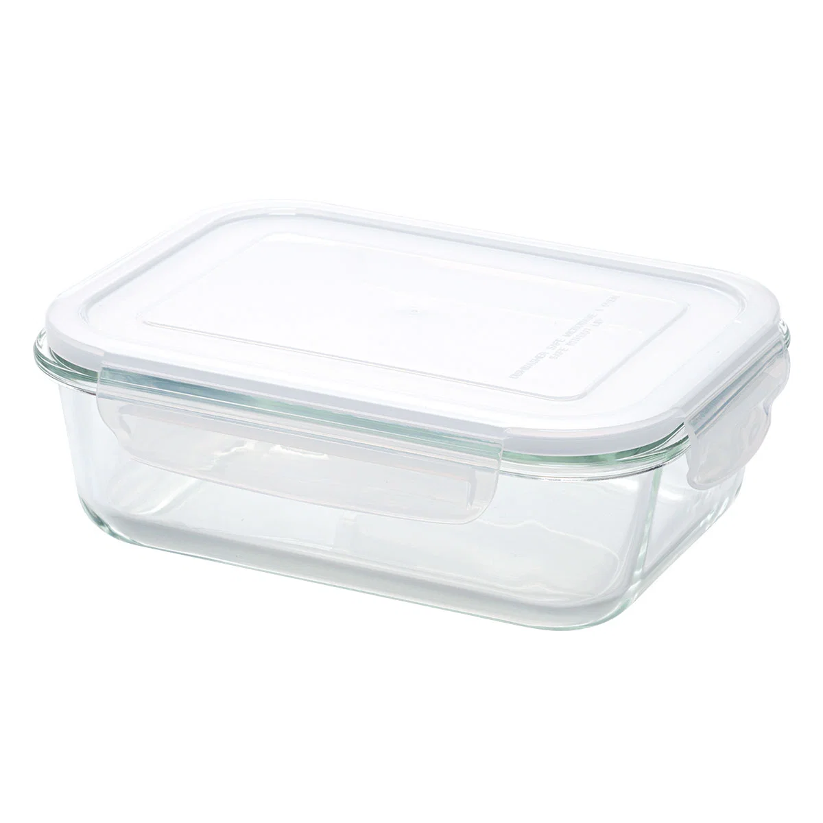 Recyclable HEAT RESISTANT GLASS STORAGE CONTAINER 1040ML RECTANGULAR Verified