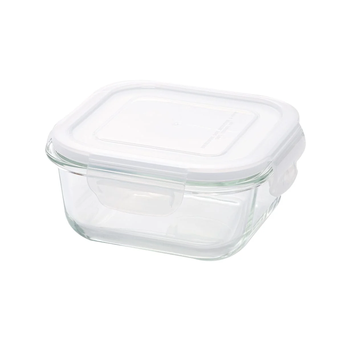 Functional HEAT RESISTANT GLASS STORAGE CONTAINER 510ML SQUARE Specialty