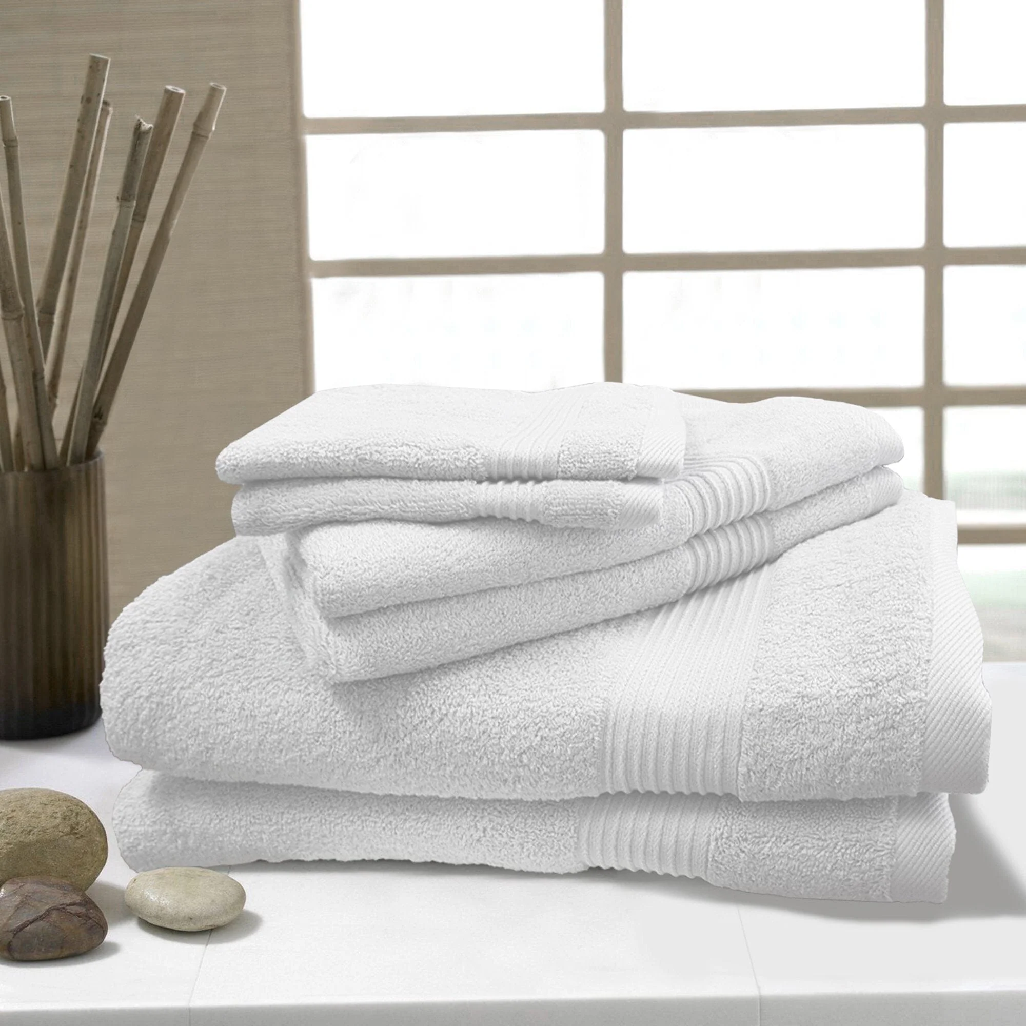 Exclusive W Home - Bamboo Spa Deluxe Washcloths Green